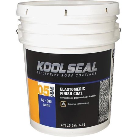 KOOL SEAL Kool Seal KS0063000-20 5 gal Elastomeric Finish Coat; White KS0063000-20